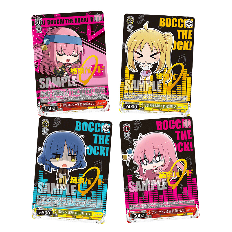 Weiss Schwarz TCG Bocchi The Rock! Display 16 Boosters 9 Cartes
